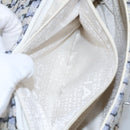 CHANEL Chain Shoulder Bag Tweed Blue CC Auth BD1099V-21