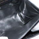 Salvatore Ferragamo Hand Bag Leather 2way Black Gold Auth BD1103-20