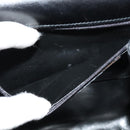 Salvatore Ferragamo Hand Bag Leather 2way Black Gold Auth BD1103-23
