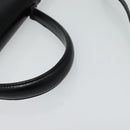 Salvatore Ferragamo Hand Bag Leather 2way Black Gold Auth BD1103-7