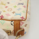 LOUIS VUITTON Monogram Multicolor Trousse Wapity Pouch White M58033 Auth BD1125-8