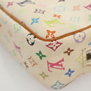 LOUIS VUITTON Monogram Multicolor Trousse Wapity Pouch White M58033 Auth BD1125-9
