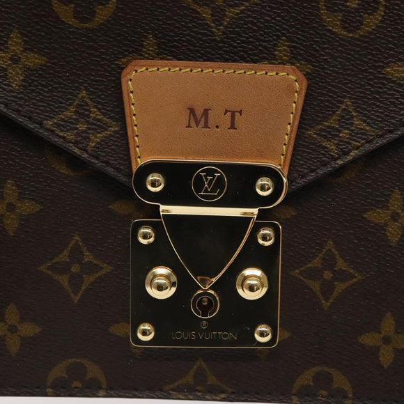 LOUIS VUITTON Monogram Serie Dragonne Hand Bag SPO LV Auth BD1141