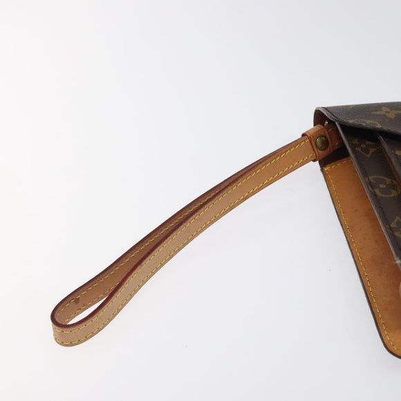 LOUIS VUITTON Monogram Serie Dragonne Hand Bag SPO LV Auth BD1141
