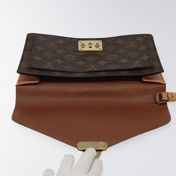 LOUIS VUITTON Monogram Serie Dragonne Hand Bag SPO LV Auth BD1141