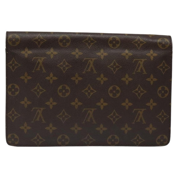 LOUIS VUITTON Monogram Serie Dragonne Hand Bag SPO LV Auth BD1141