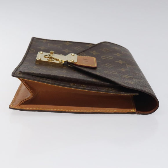 LOUIS VUITTON Monogram Serie Dragonne Hand Bag SPO LV Auth BD1141