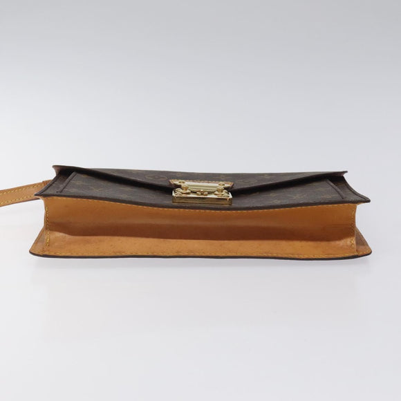 LOUIS VUITTON Monogram Serie Dragonne Hand Bag SPO LV Auth BD1141