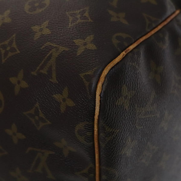 LOUIS VUITTON Monogram Keepall 55 Boston Bag M41424 LV Auth BD1144