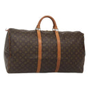 LOUIS VUITTON Monogram Keepall 60 Boston Bag M41422 LV Auth BD1146-1