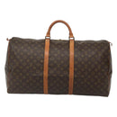 LOUIS VUITTON Monogram Keepall 60 Boston Bag M41422 LV Auth BD1146-13