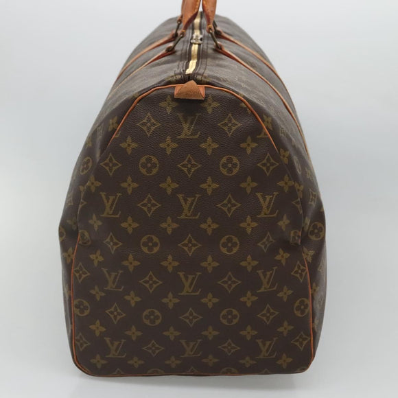 LOUIS VUITTON Monogram Keepall 60 Boston Bag M41422 LV Auth BD1146
