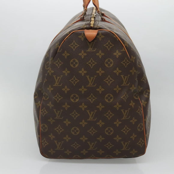 LOUIS VUITTON Monogram Keepall 60 Boston Bag M41422 LV Auth BD1146