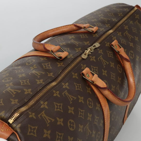 LOUIS VUITTON Monogram Keepall 60 Boston Bag M41422 LV Auth BD1146