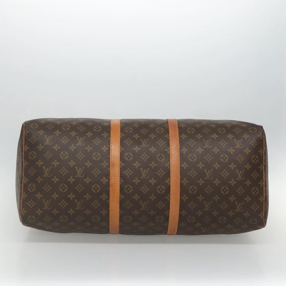 LOUIS VUITTON Monogram Keepall 60 Boston Bag M41422 LV Auth BD1146