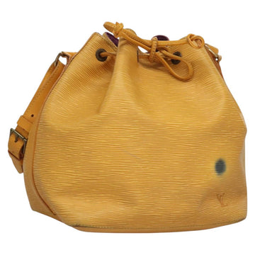 LOUIS VUITTON Epi Petit Noe Shoulder Bag Yellow M44109 LV Auth BD1152