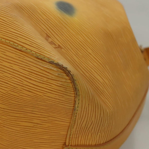 LOUIS VUITTON Epi Petit Noe Shoulder Bag Yellow M44109 LV Auth BD1152