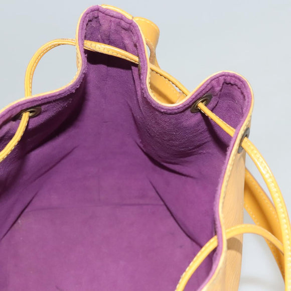 LOUIS VUITTON Epi Petit Noe Shoulder Bag Yellow M44109 LV Auth BD1152