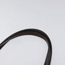 FENDI Zucca Canvas Mamma Baguette Tote Bag Black Brown Silver Auth BD1155-8