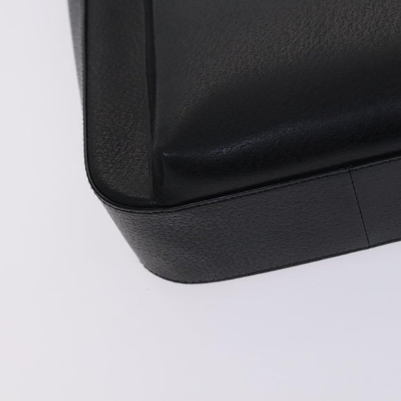 GUCCI Hand Bag Leather 2way Black Auth BD1169