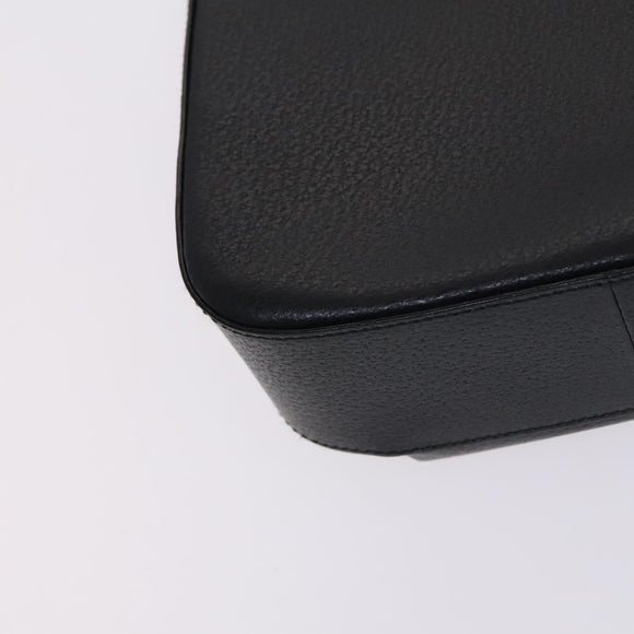 GUCCI Hand Bag Leather 2way Black Auth BD1169