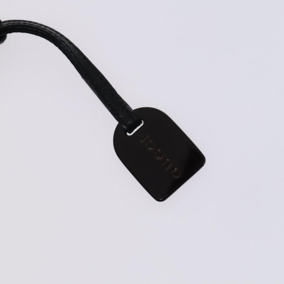 GUCCI Hand Bag Leather 2way Black Auth BD1169