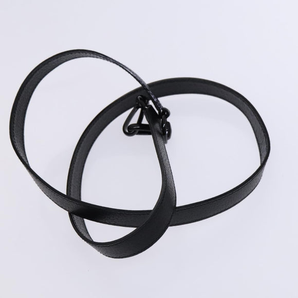 GUCCI Hand Bag Leather 2way Black Auth BD1169