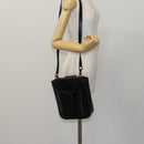 GUCCI Hand Bag Leather 2way Black Auth BD1169-22