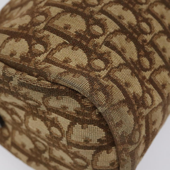 Christian Dior Trotter Canvas Shoulder Bag Brown Auth BD117