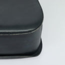 Salvatore Ferragamo Gancini Hand Bag Leather 2way Navy Gold Auth BD1171-14