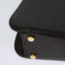 Salvatore Ferragamo Hand Bag Leather 2way Brown Gold Auth BD1172-15