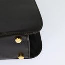 Salvatore Ferragamo Hand Bag Leather 2way Brown Gold Auth BD1172-16