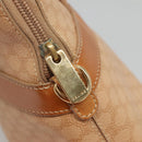 CELINE Macadam Canvas Hand Bag PVC 2ay Beige Gold Auth BD1173-10