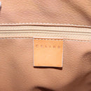 CELINE Macadam Canvas Hand Bag PVC 2ay Beige Gold Auth BD1173-18