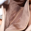 CELINE Macadam Canvas Hand Bag PVC 2ay Beige Gold Auth BD1173-21