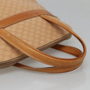 CELINE Macadam Canvas Hand Bag PVC 2ay Beige Gold Auth BD1173-7