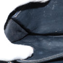 CELINE C Sulky Shoulder Bag Canvas Navy Gold Auth BD1174-20