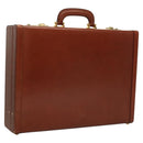 LOEWE Trunk Leather Brown Auth BD1177-1