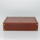 LOEWE Trunk Leather Brown Auth BD1177-9