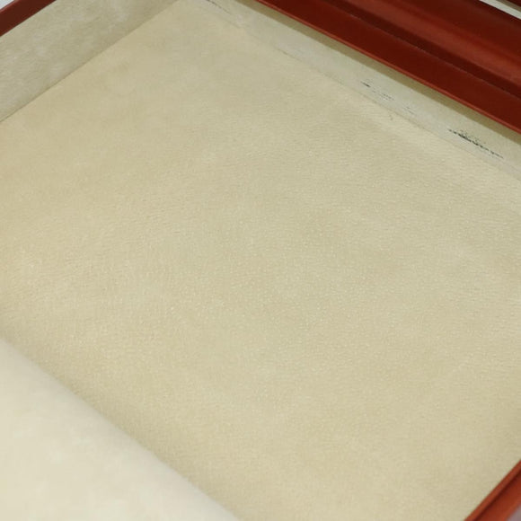 LOEWE Trunk Leather Brown Auth BD1177