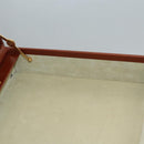 LOEWE Trunk Leather Brown Auth BD1177-17