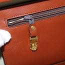 LOEWE Trunk Leather Brown Auth BD1177-22