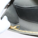 LOUIS VUITTON Vernis Pochette Louise PM Clutch Bag Silver LV Auth BD1178A-21
