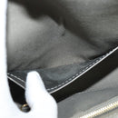 LOUIS VUITTON Vernis Pochette Louise PM Clutch Bag Silver LV Auth BD1178A-11