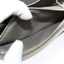 LOUIS VUITTON Vernis Pochette Louise PM Clutch Bag Silver LV Auth BD1178A-22