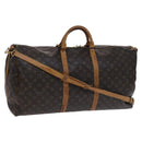 LOUIS VUITTON Monogram Keepall Bandouliere 60 Boston Bag M41412 LV Auth BD1185-1