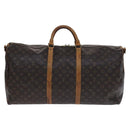 LOUIS VUITTON Monogram Keepall Bandouliere 60 Boston Bag M41412 LV Auth BD1185-13