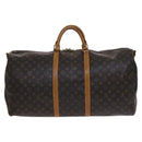 LOUIS VUITTON Monogram Keepall Bandouliere 60 Boston Bag M41412 LV Auth BD1185-2