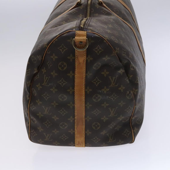 LOUIS VUITTON Monogram Keepall Bandouliere 60 Boston Bag M41412 LV Auth BD1185