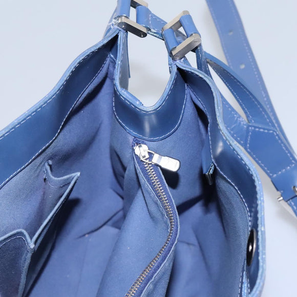 LOUIS VUITTON Epi Mandala MM Shoulder Bag Blue Myrtille M5889G LV Auth BD1187V